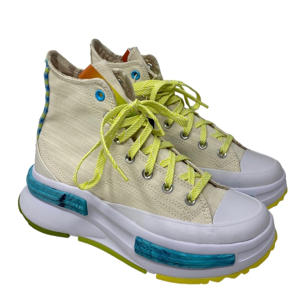 Converse Run Star Legacy CX Platform High Canvas Beige Women's Sneakers A03694C - Picture 3 of 9